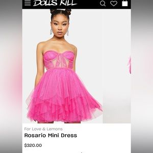 For Love and Lemons dress